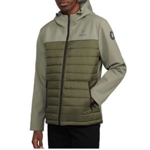 Hurley Wind Resistant Fabric Jacket GREEN Mens Small NWT Outdoor Coat